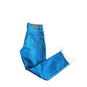 Madewell Denim Jeans with Brown Patch